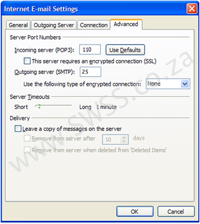 POP3 Preferred - Microsoft Outlook 2007 Email Setup